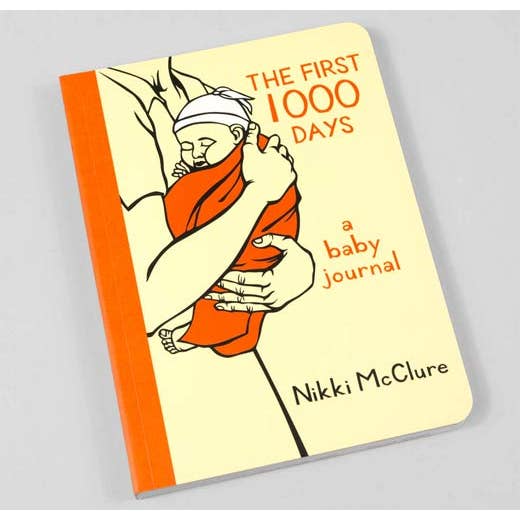 The First 1000 Days.
A Baby Journal by Nikki McClure for wholesale by VisionWorks LLC