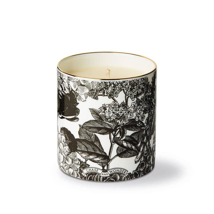 Chase and Wonder - Wholesale Jar/Filled Candle - The Country Garden Ceramic Candle