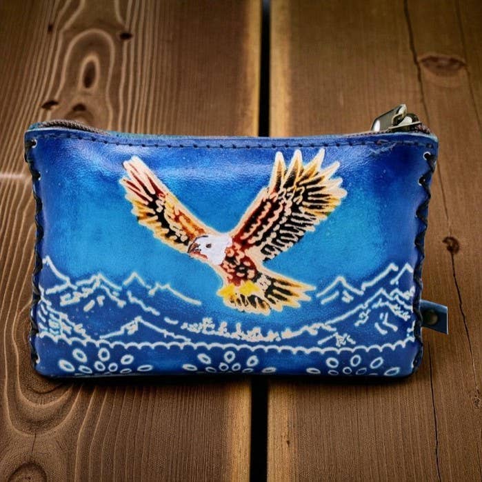 Sunflower Handmade leather inc - Wholesale Coin Purse - Women's - Handmade Leather coin purse credit card American eagle2