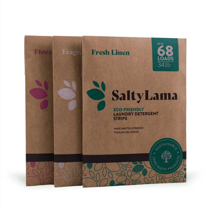 Eco Laundry Detergent Strips Multi-Pack - 3 Pack for wholesale by Saltylama
