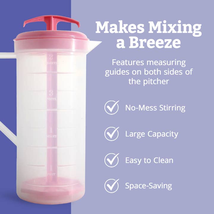 JBK Pottery – wholesale Pitcher – Mixing Pitcher - 2 Quart Capacity - Pink6