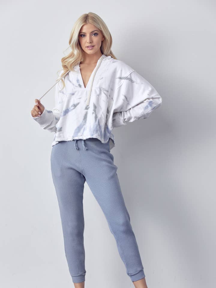 TOP DE CAPUZ DE MANGA COMPRIDA por atacado de Maven West