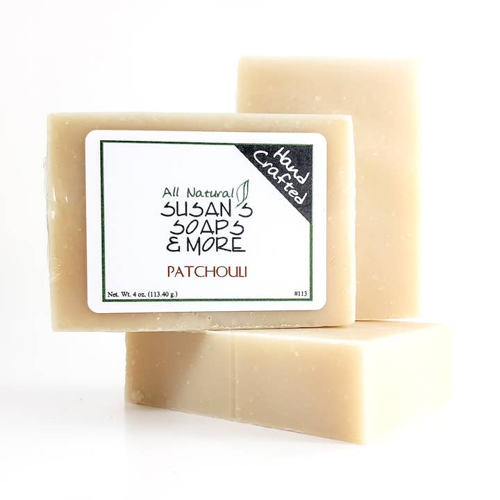 Patchouli Soap for wholesale by Susan’s Soaps & More