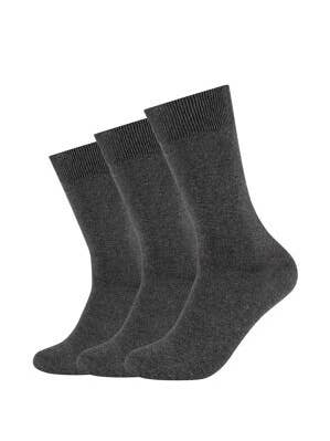 Unisex Comfort Cotton Socks 3p - Anthracite for wholesale by camano