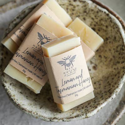 Bee native products - Wholesale Bar Soap - Lemon And Honey Guest Soap