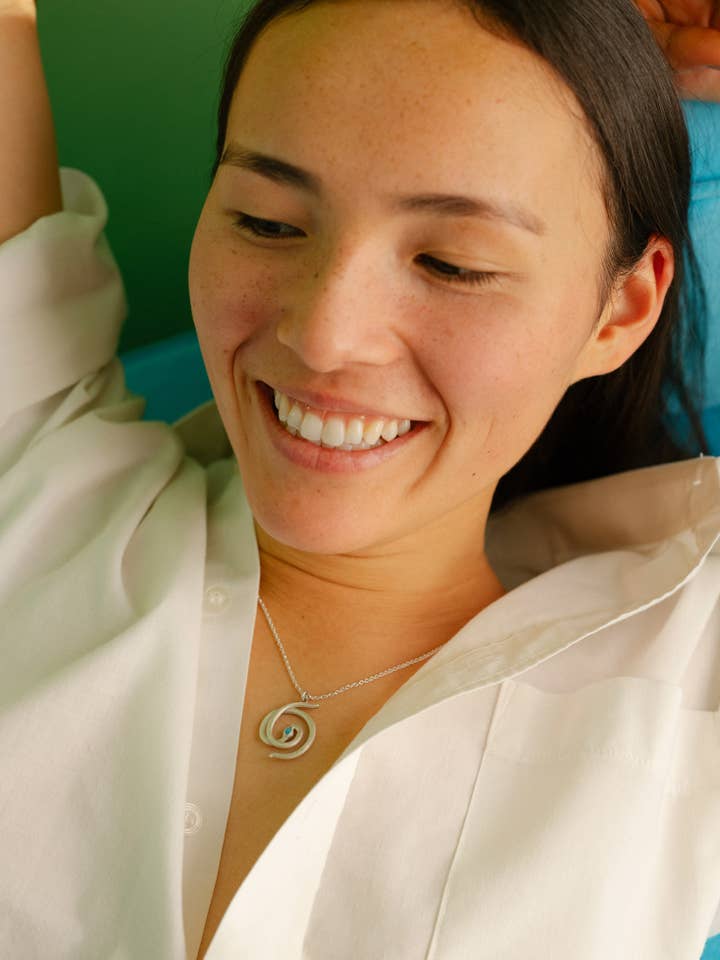 EYE OF TIME Halskæde (Sølv), Unisex for engroshandel hos Fab-Atelier