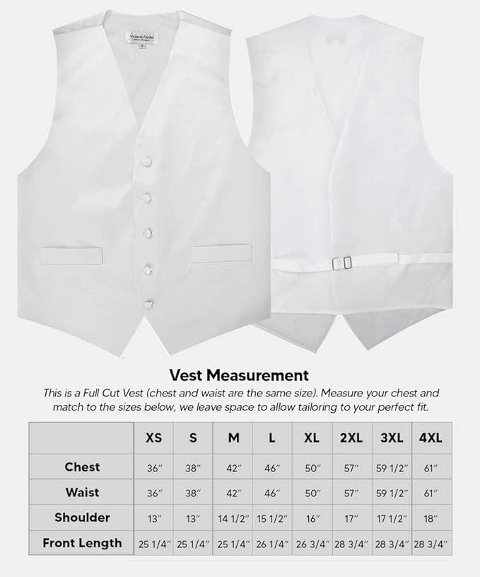 Dubal Brothers - Wholesale Suit Vest - Men's - Vittorio Farina Solid Satin Vest Set (White Back) Var. 02 (Mustard-Yellow)41