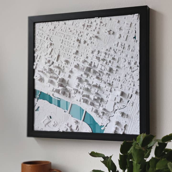 Mappa 3D della città di Austin | Edifici 3D, decorazione da parete, decorazione per la casa, Texas per la vendita all'ingrosso da parte di Micropolitan