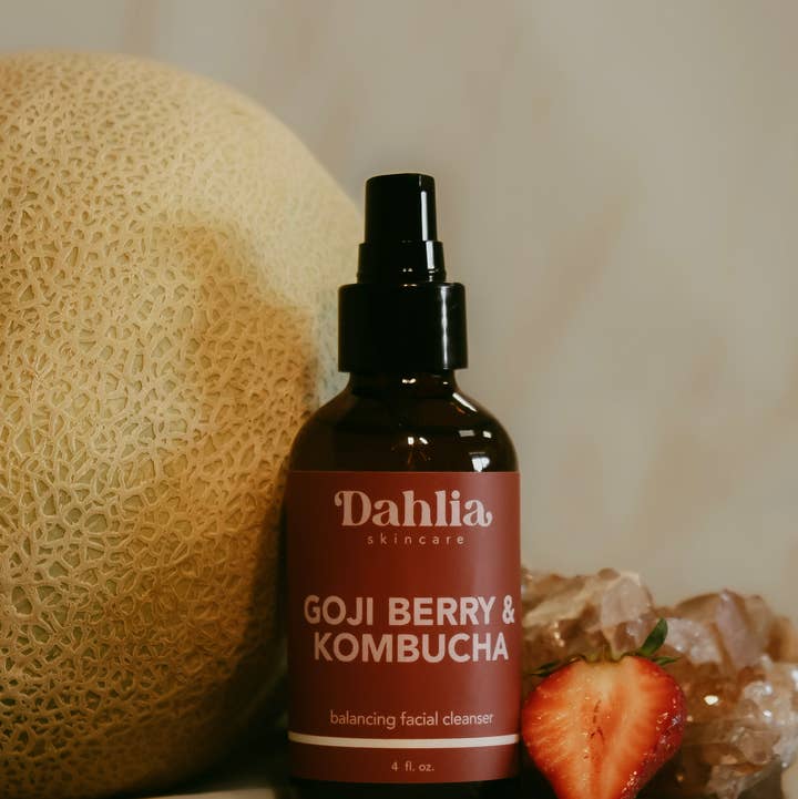 Dahlia Skincare - Wholesale Facial Cleanser - Goji Berry + Kombucha Facial Cleanser0