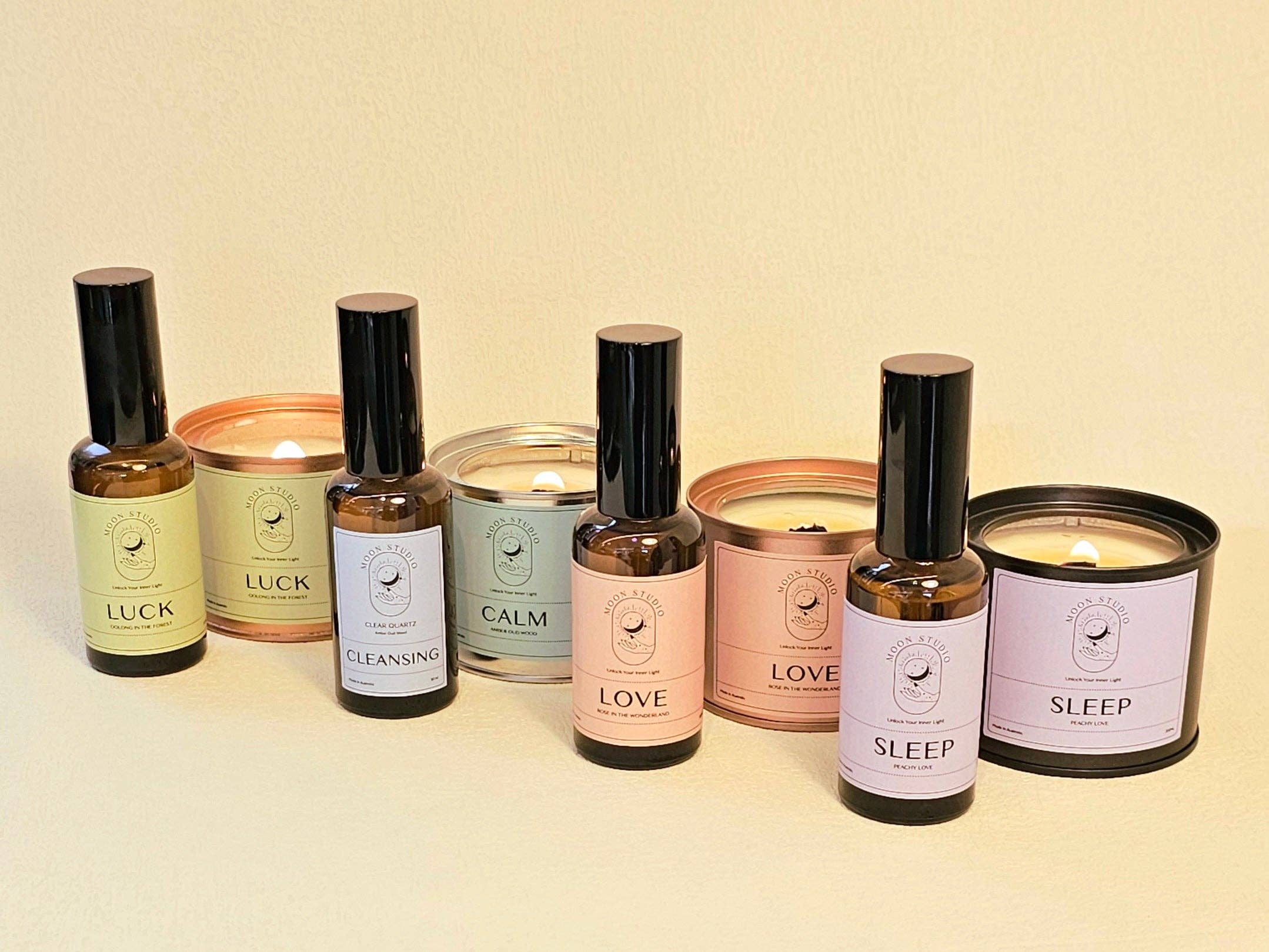 Moon Rituals - Wholesale Room & Linen Spray - Cleansing Spray Infused with Clear Quartz - Amber Oud Wood Scent - Hand Poured in Sydney, Australia9