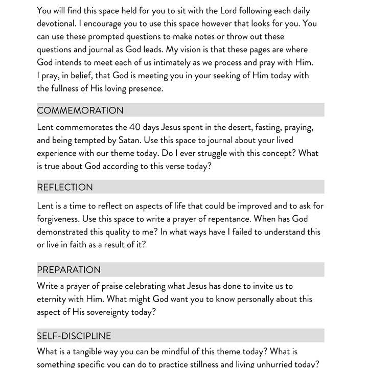 Wheat and Honey Co. - Wholesale Religion Book - Life Less Hurried: 40 days of stillness4