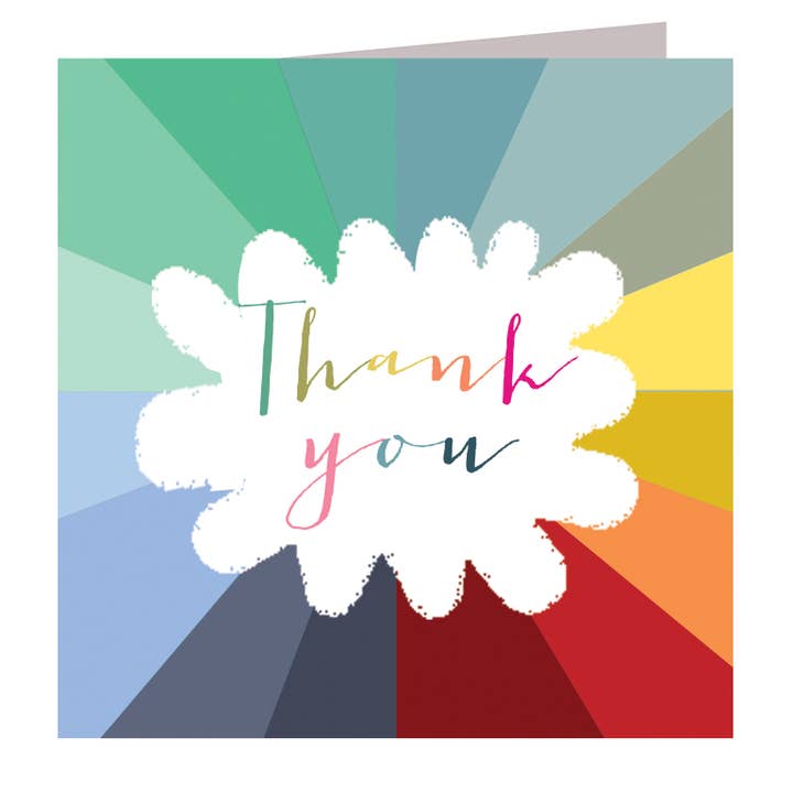WO13 Thank You Greetings Card for wholesale by Kali Stileman Publishing