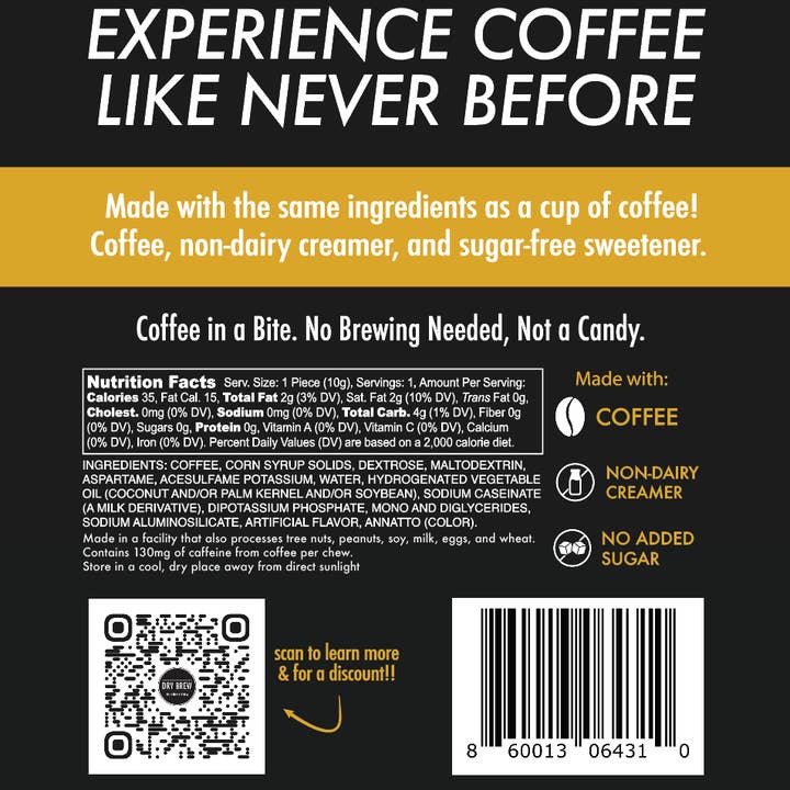 Dry Brew - Wholesale Coffee Beans - Dry Brew - Double Shot - 3 Pack