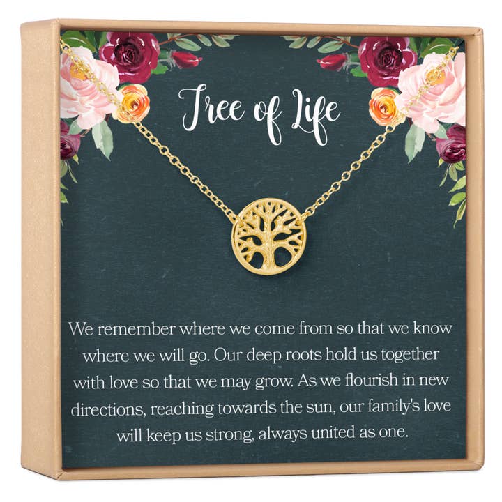 Tree of Life Necklace Gift for wholesale by Dear Ava