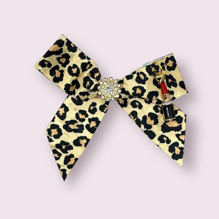 Bark Fifth Avenue - Wholesale Pet Hair Accessory - Dogs - My Fancy Leopard Dog Hair Clips3
