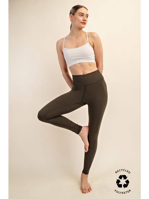 Sunday Morning - Wholesale Athletic/Lounge Leggings - Women's - P256037-BASIC FULL LENGTH BUTTER SOFT LEGGINGS 35