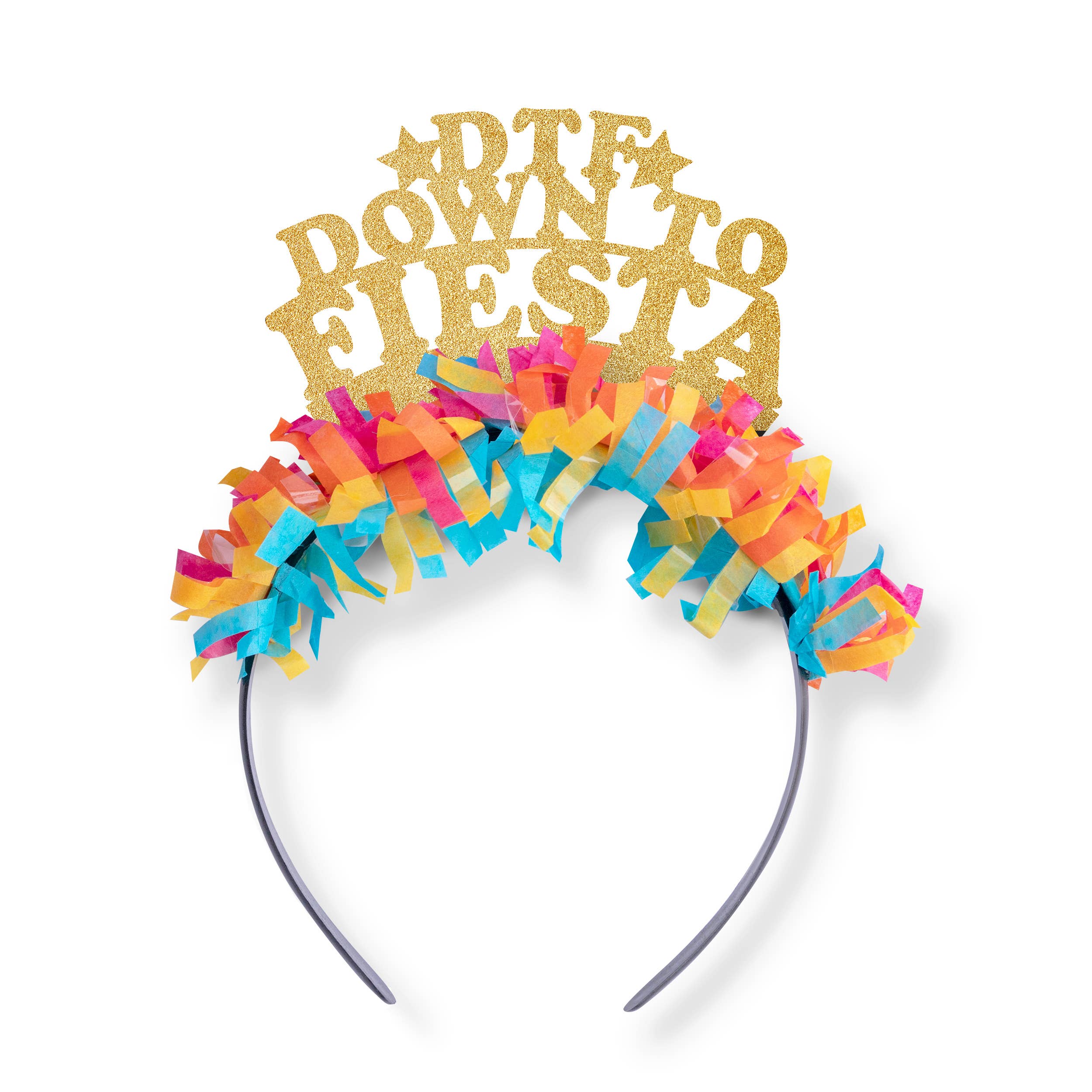 Festive Gal - Wholesale Party Hat/Crown - DTF Down to Fiesta Cinco De Mayo Party Headband0