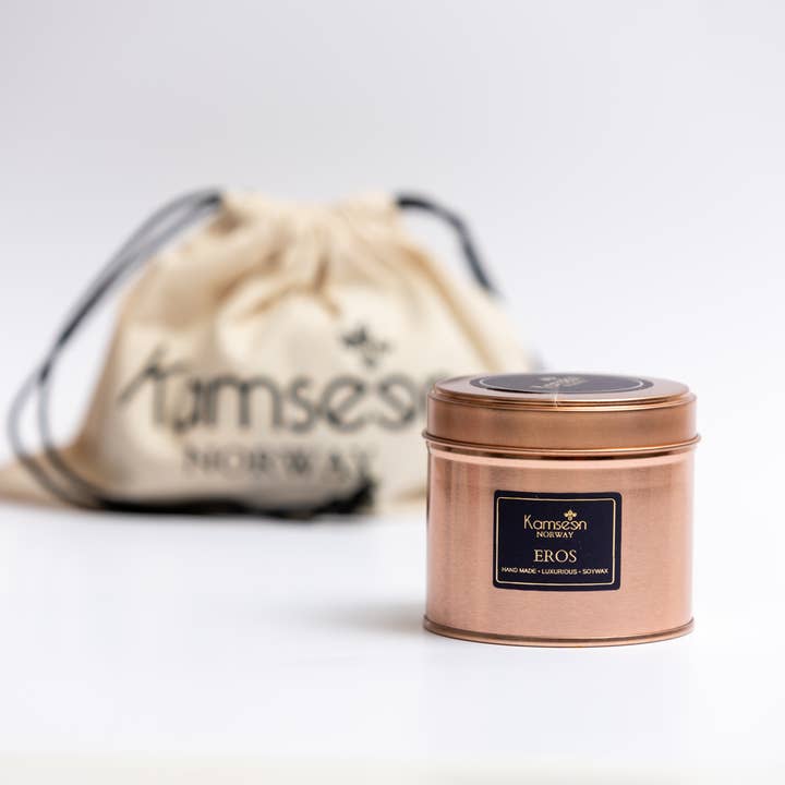 KAMSEEN - Venta al por mayor Velas en tarros - EROS- Vela aromática vegana sin parabenos ni cera de soja