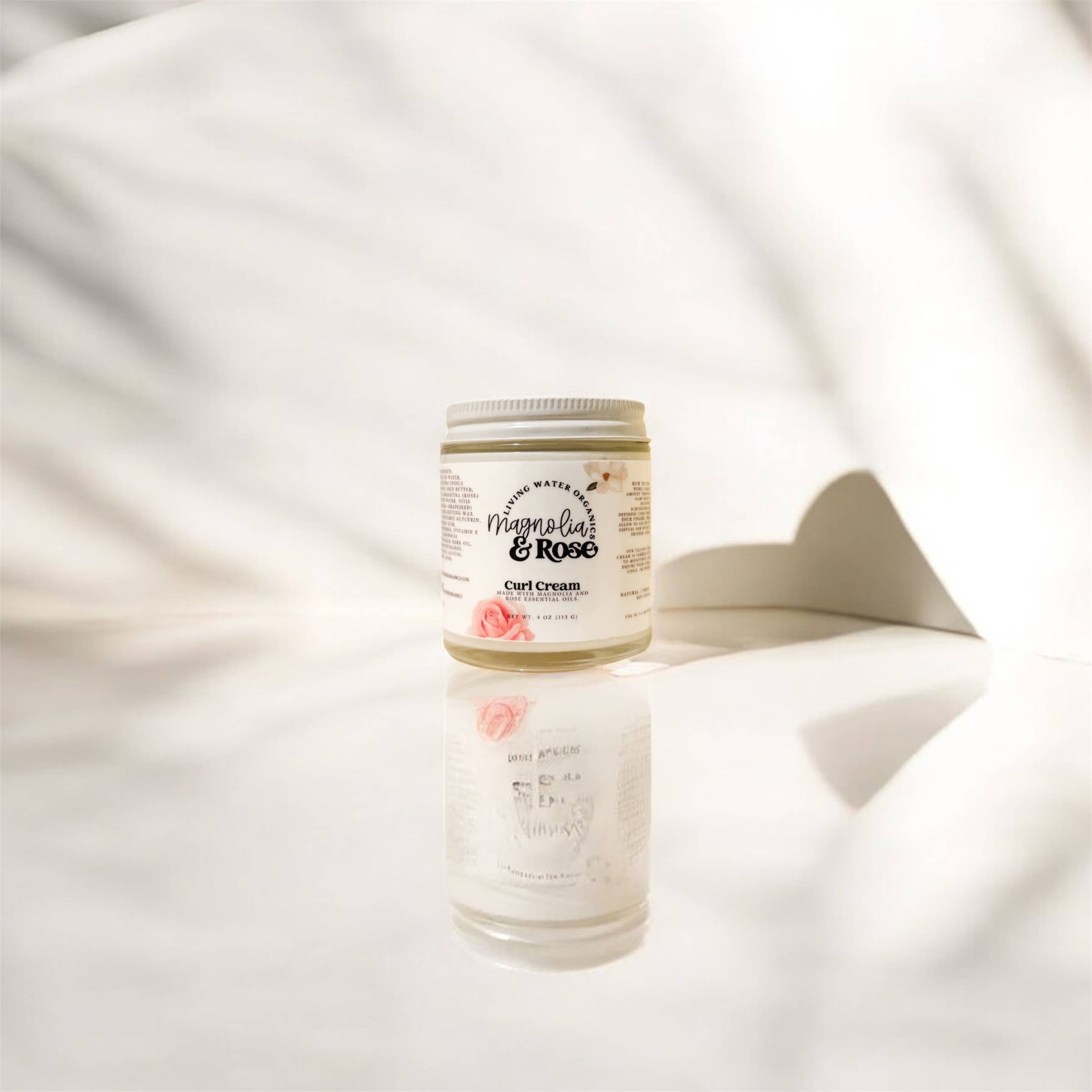 Living Water Organics - Wholesale Hair Styling Gel/Mousse - Magnolia & Rose Curl Cream3