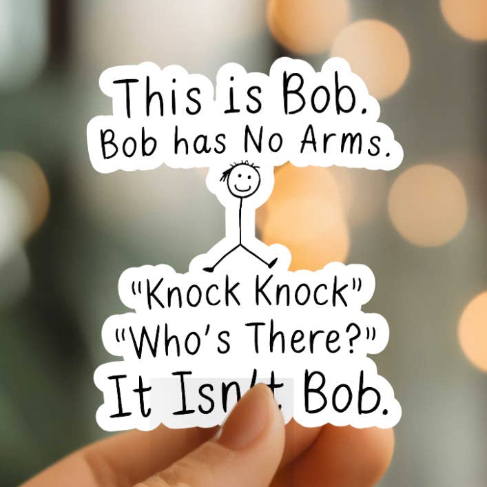 Funny This Is Bob Vinyl Sticker and other Purchase Wholesale bob blossom. Free Returns & Net 60 Terms on Faire trending on Faire.