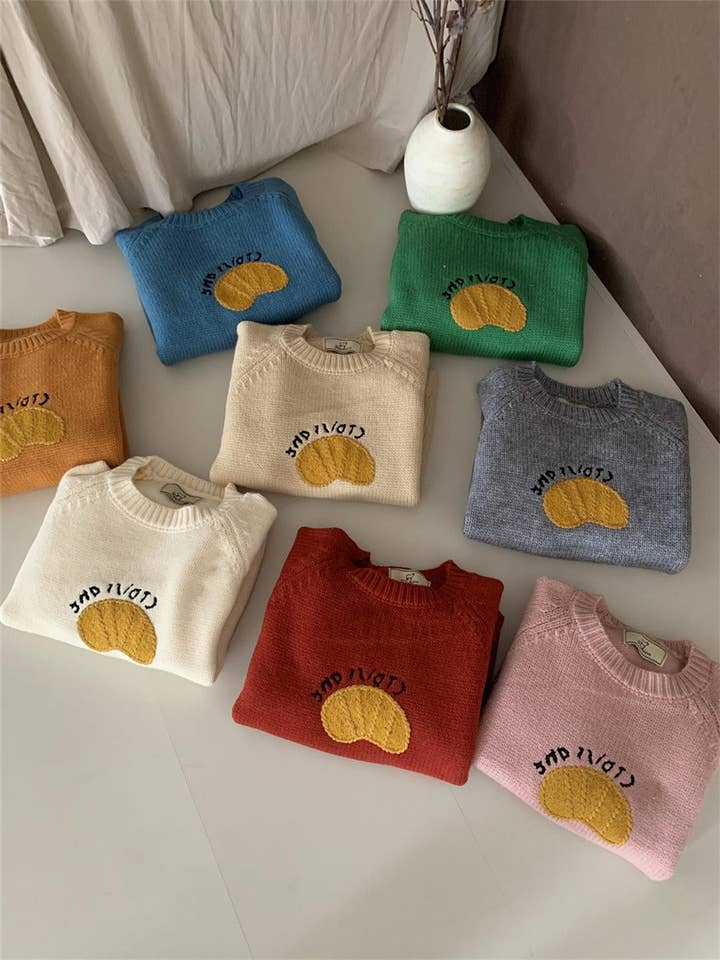 Marayn - Wholesale Knitted jumper – Women′s - Cute Korean Style Cartoon Letter Knit Sweater39