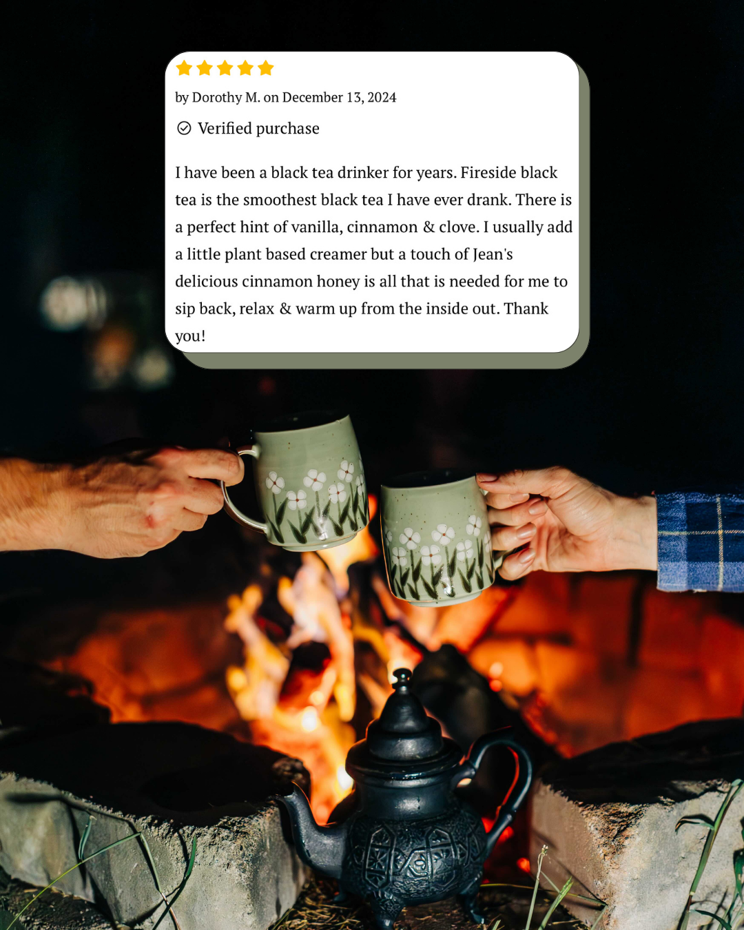 Jean's Apothecare - Wholesale Loose Tea - Fireside | Cacao & Spiced Black Tea for a Cozy Holiday 1