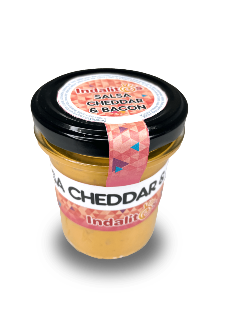 Indalitos - Wholesale Salsa - Cheddar & Bacon Sauce 180G0