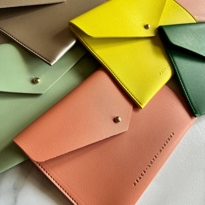 Peace Love Mahjong - Wholesale Card Holder - Women's - Card Clutch8