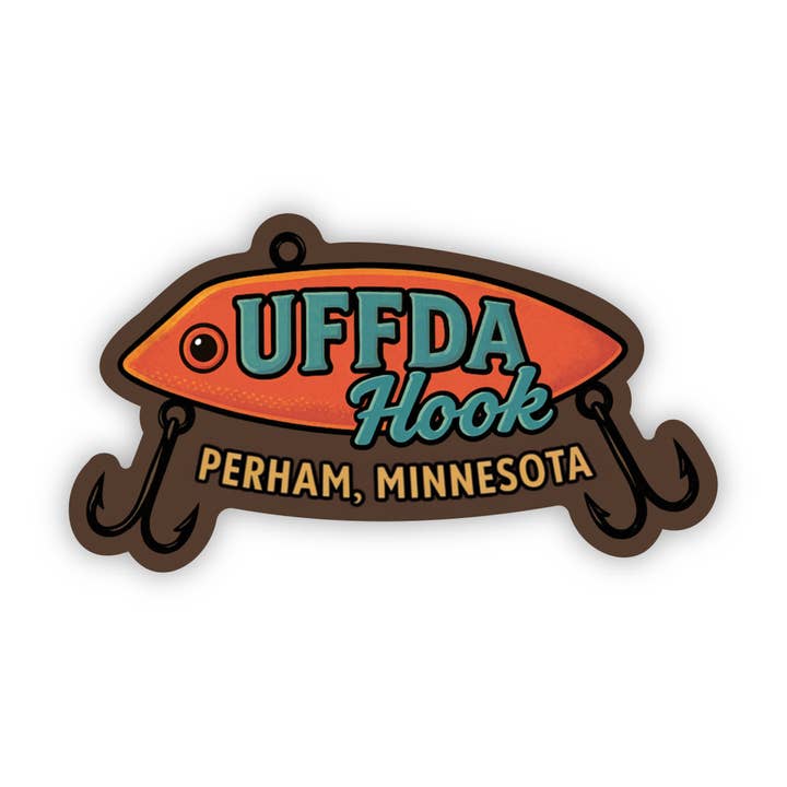 UffDa Krog Perham Minnesota Klistermærke for engroshandel hos Jones Sticker Co