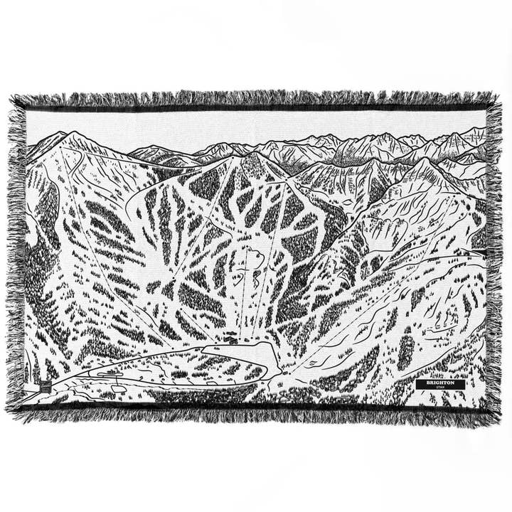 Brighton, Utah Ski Trail Brighton, Utah por atacado de Benoit's Design Co.