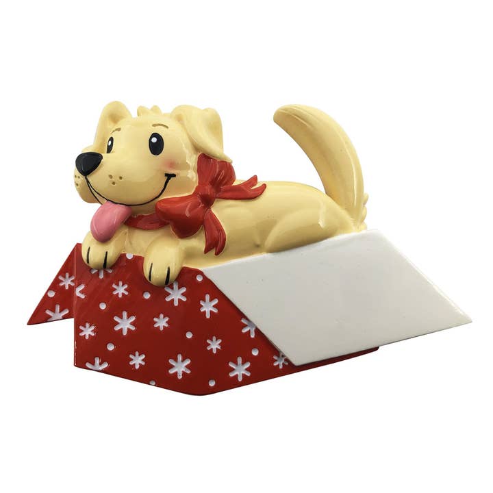 PolarX Ornaments – Großhandel Verzierung – Personalisiertes Ornament mit Hund in Geschenkbox