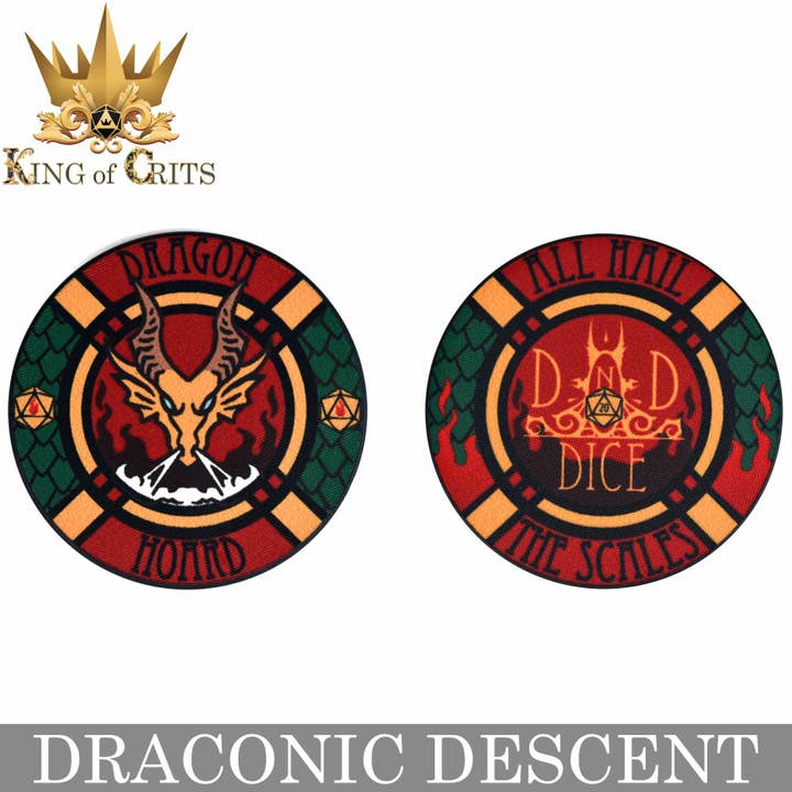 DNDDICE.COM - Wholesale Dice - Draconic Descent - 11 Dice Set