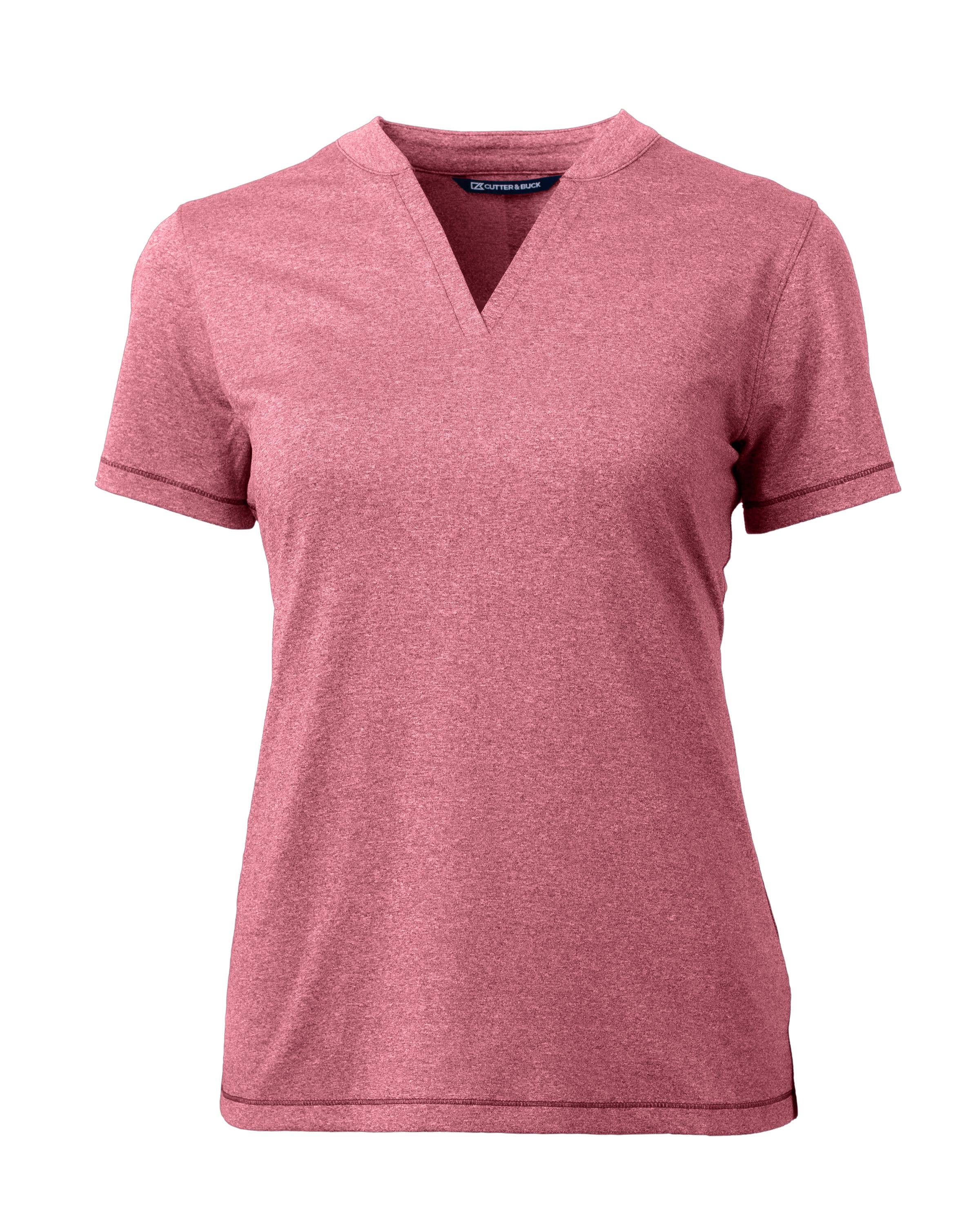 Cutter & Buck - Wholesale Polo - Women's - Cutter & Buck Forge Heathered Stretch Womens Blade Top8