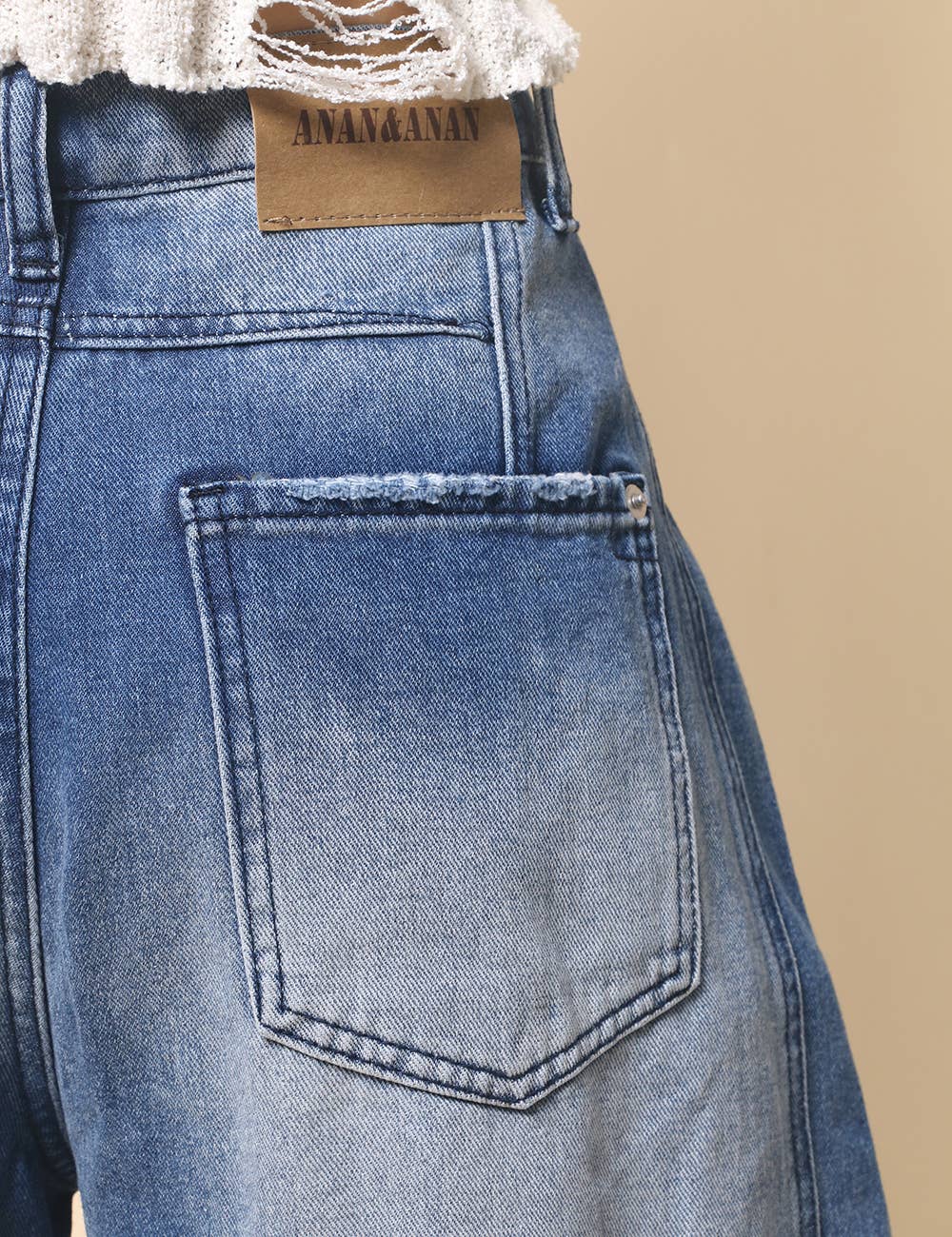 Sweetkama – Engroshandel Jeans - Dame – Damejeans med høj talje og vide ben i tøndeform, Barrel Denim SKP52213