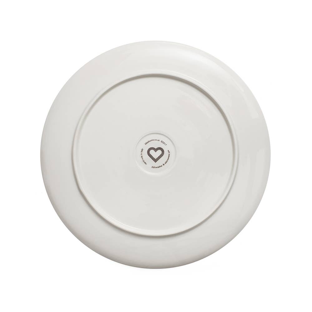 BlissHome - Vendita all'ingrosso Vassoi - Vassoio Rotondo in Ceramica con Granchio Arancione1