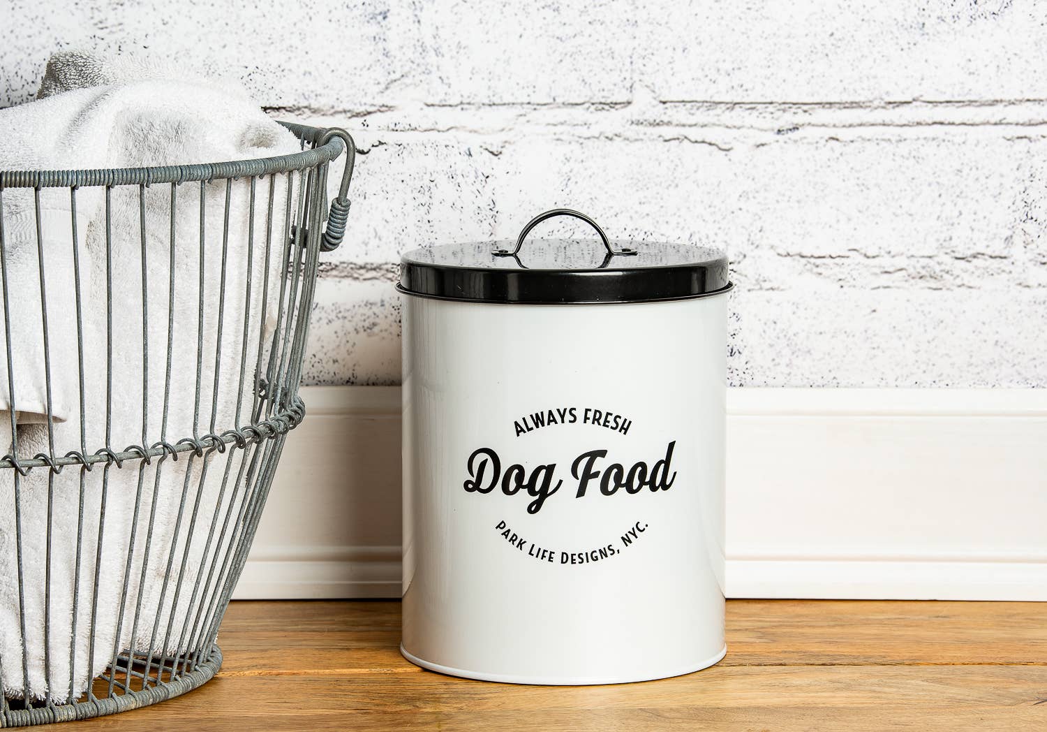 Park Life Designs - Wholesale Food Storage Container - Wallace White Food Storage Canister1