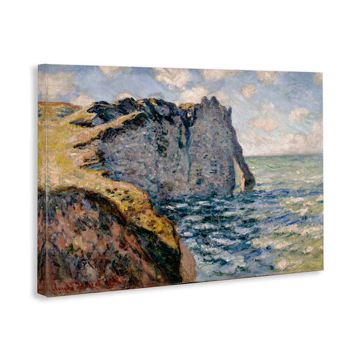 Stupell Industries - Wholesale Wall Decor - Kids & Baby - Classic Monet Cliff Of Aval Canvas Art5