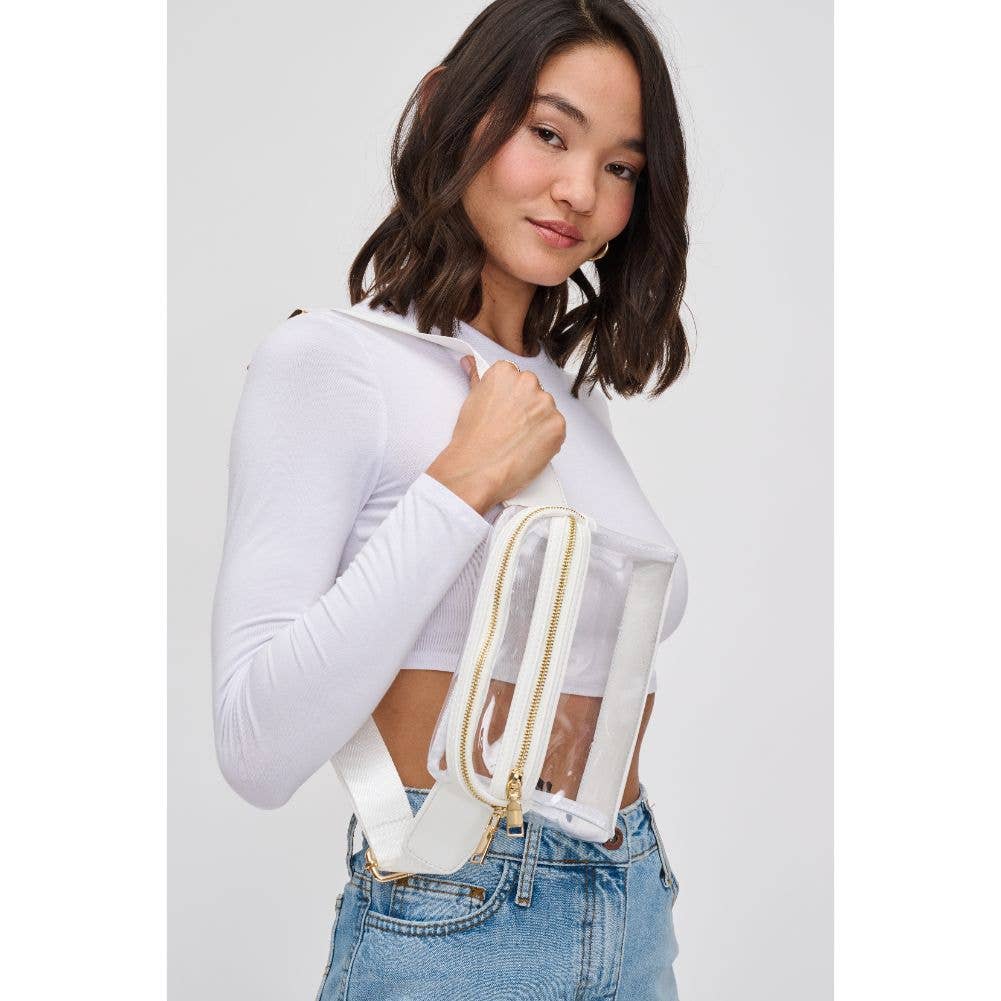 Urban Expressions – wholesale Midjeväska - Dam – Air Clear transparent midjeväska med två dragkedjefack47