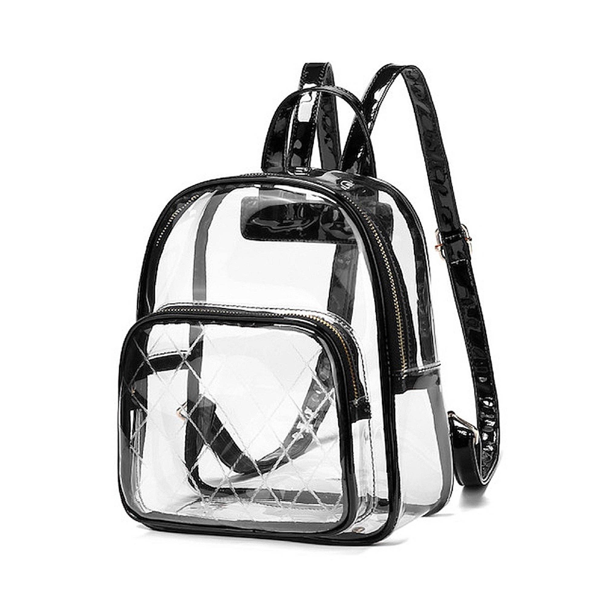 MiMi Wholesale - Wholesale Backpack - Women's - Stephanie Clear Mini Backpack for Women2