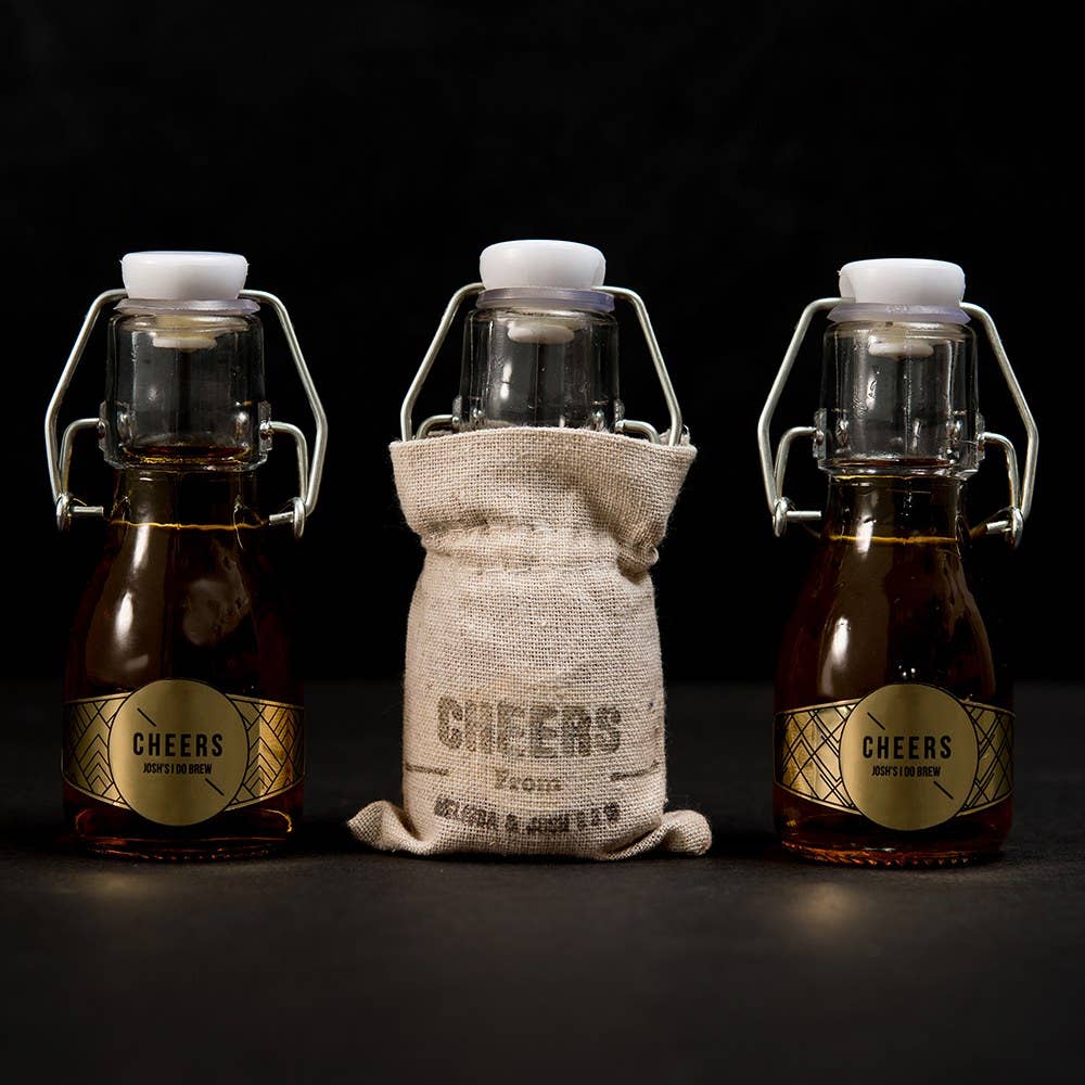 Weddingstar Inc. - Vendita all'ingrosso Regalini per gli invitati - Mini bottiglia di vetro Swing Top - 2 1/2oz (70 ml) (6)2