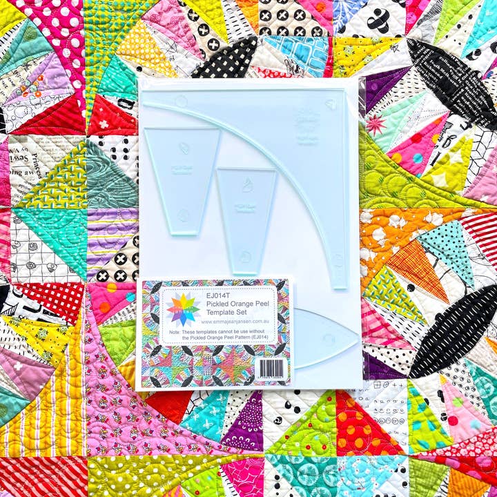 emma jean jansen - Wholesale Craft tool - • Wholesale - Pickled Orange Peel Quilt Template Set2