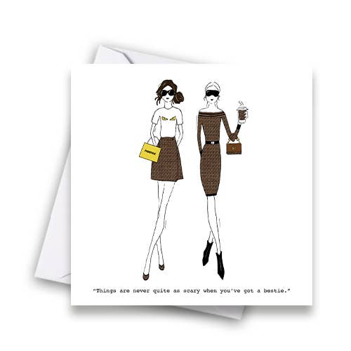 Beste vrienden- Fabienne wenskaart voor wholesale door Catherine Loves