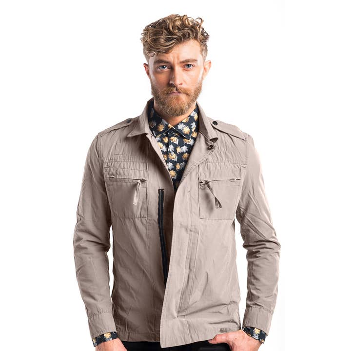 Virgoan Wish LLC - Wholesale Jacket - Men's - Chelsea Harbour Jacket | Olive & Lt Khaki6