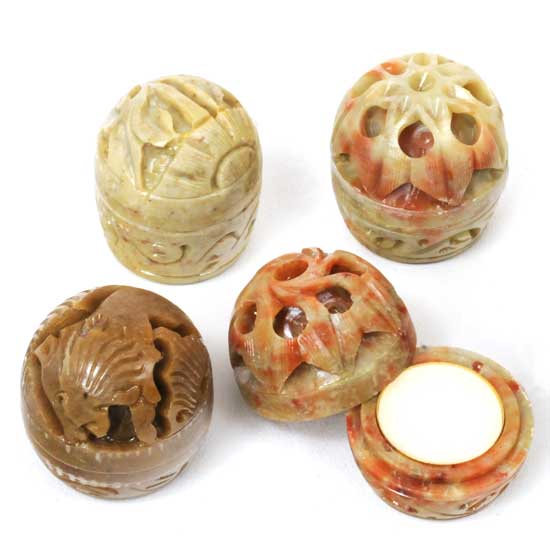 R. Expo/Song of India – Perfume sólido por atacado – Perfume Sólido Afrodesia em Frasco de Pedra Esculpida à Mão2