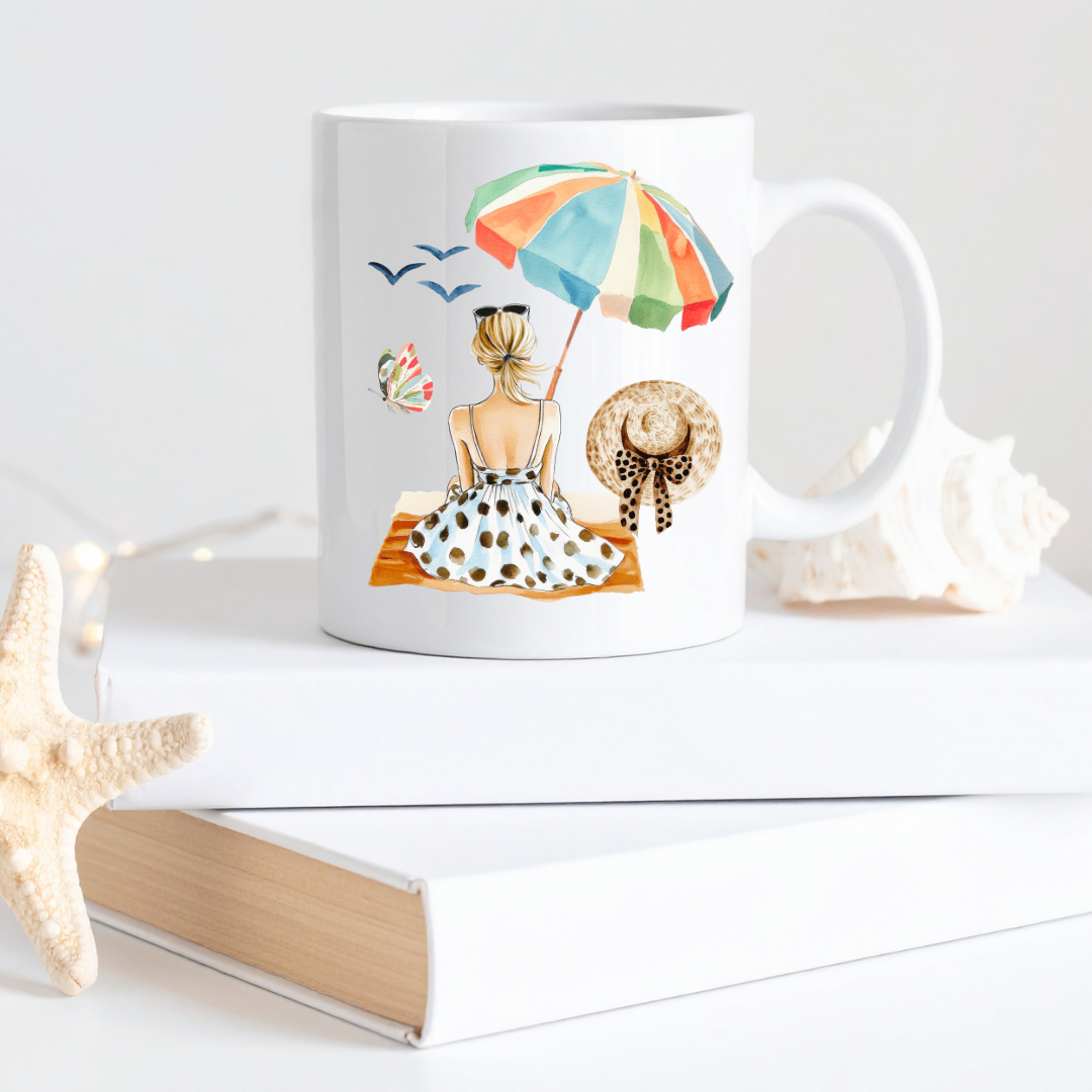 Les Moonettes – wholesale Coffee mug – Ceramic mug "A Day at the Sea"0