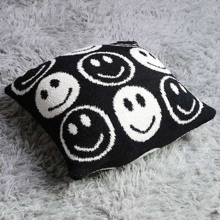 Sensibling Corp. - Vendita all'ingrosso Fodera cuscino decorativo - Copricuscino con Motivo Sorriso2