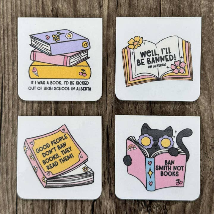 Magnetische sarkastische Alberta-Buchverbots-Lesezeichen für den Großhandel von S&Y Brand Paper co.