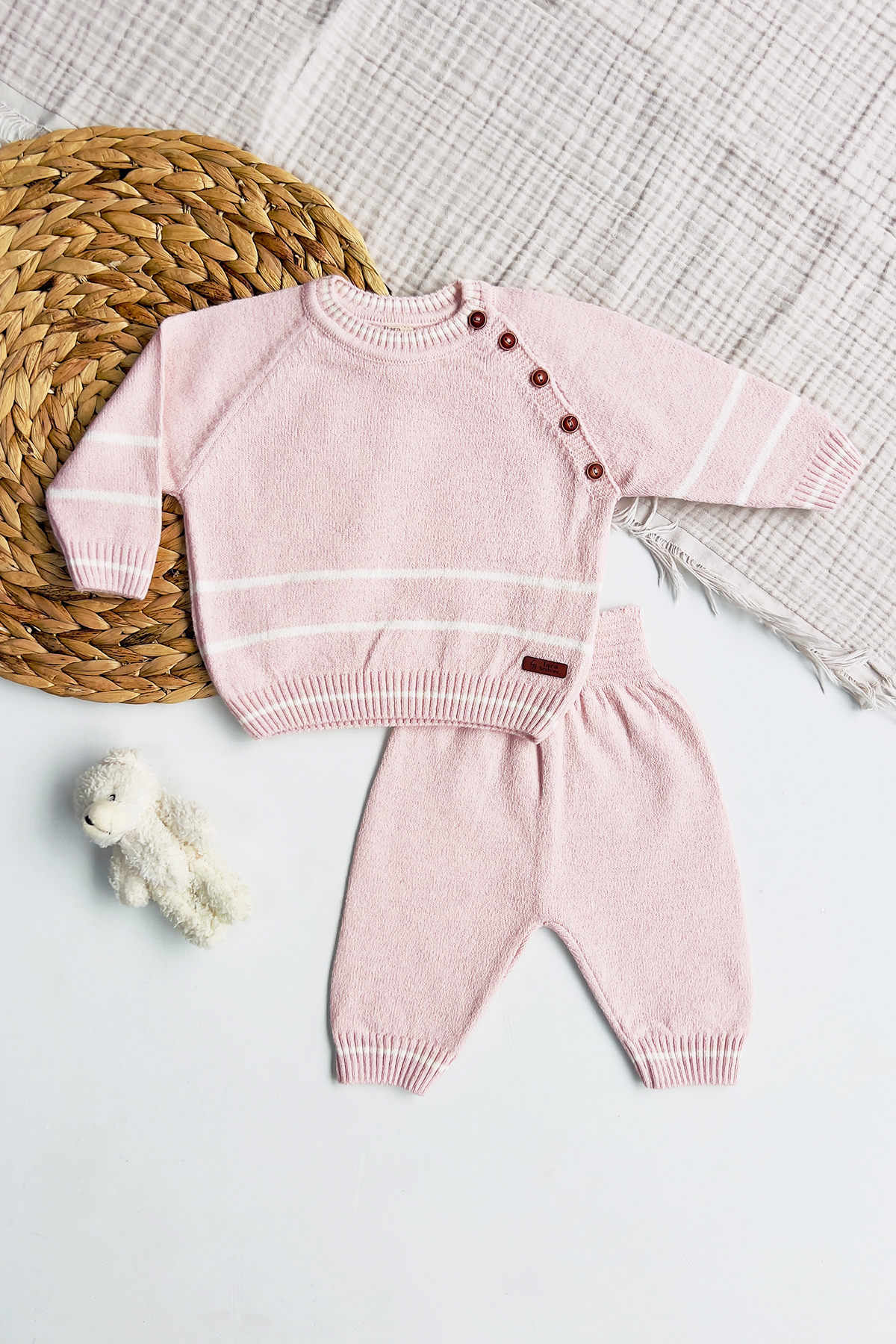 Dreamline - Wholesale Clothing Set - Baby - 2 piece Baby Long sleeve Soft Knit set1