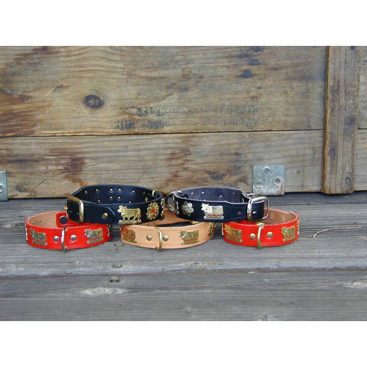 Alpen Schatz - Wholesale Pet Collar - Dog - 1" Small Traditional Swiss Dog Collar