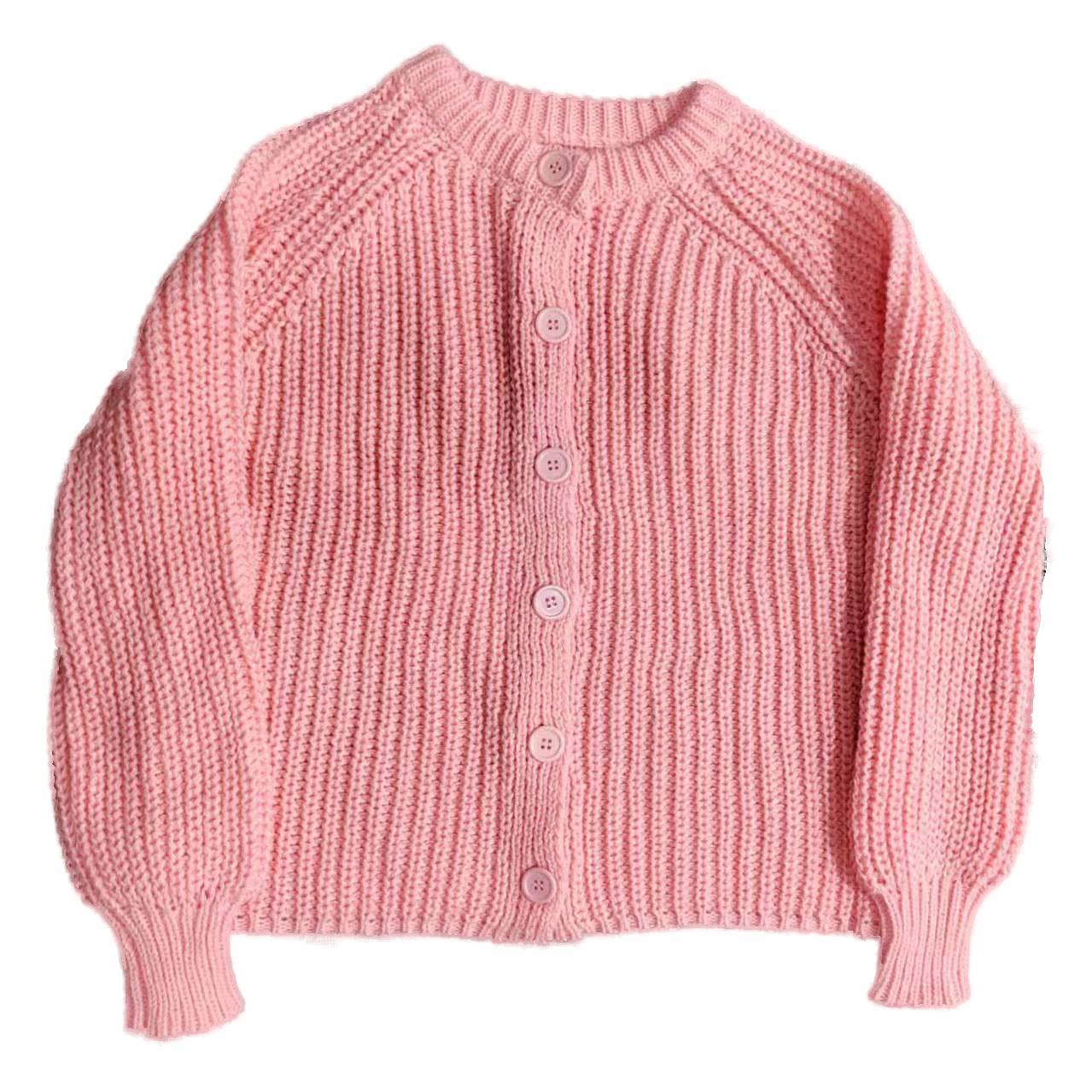 Rosa Clothing - Wholesale Cardigan - Women's - chunky crewneck knit Cardigan22
